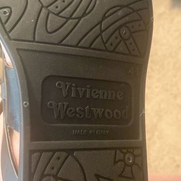 Like New Vivienne Westwood Womens Rubber Flip Flop Slides - Picture 3 of 11